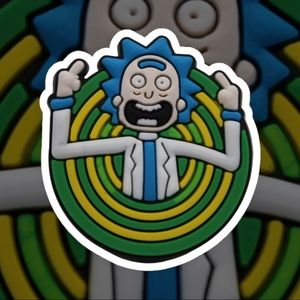 Rick Trippy - Rick and Morty Croc Charm Jibbitz
